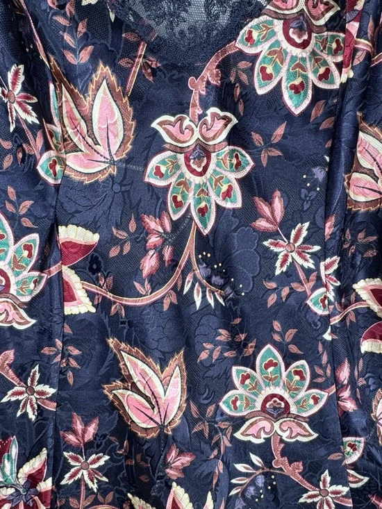 Vintage VS Gold Label Floral Lace Slip Babydoll Dress M - Picture 3 of 9